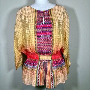 Tanvi Kedia Peplum Blouse Size Large